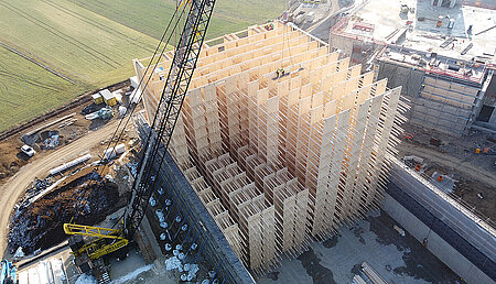 Holzfaserd&auml;mmung  f&uuml;r Weleda Campus