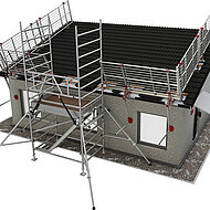 Neues Dachzugangsset f&uuml;r fahrbare Arbeitsb&uuml;hnen