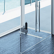 ACO: Bodenebene Duschrinne mit integrierter Brandschutzkartusche