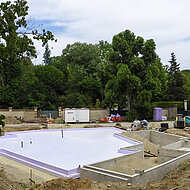 Wärmebrückenfreie Bodenplattendämmung