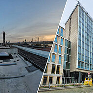 Sichere Dachsanierung für ein zehngeschossiges Bürohochhaus 