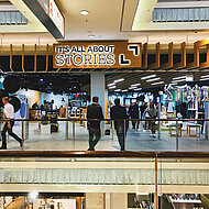 AGROB BUCHTAL: Neuartiges Shopkonzept mit blitzschnell nutzbarem Keramikfliesen-Boden