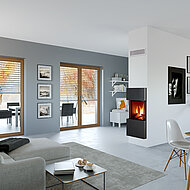 Schiedel: Design-Gasofen mit Kaminromantik per Knopfdruck