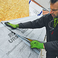 Nachverdichtung: Dachkonstruktion mit Aufsparrendämmung