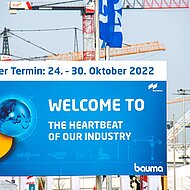 bauma wird in den Oktober 2022 verschoben