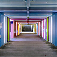 Caparol: Wie es zum farbigsten Tunnel Deutschlands kam