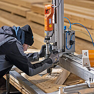 Stabdübel sorgen für hohe Steifigkeit des Gesamtsystems