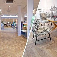 Fischgrät auf großer Fläche: Mutige Entscheidung, schönes Ergebnis 