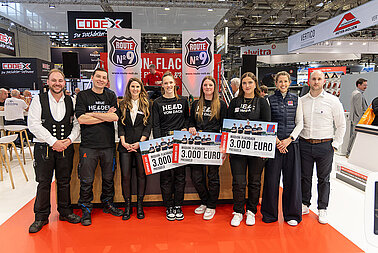 Sanierungsl&ouml;sungen und Nachwuchsf&ouml;rderung am Messestand