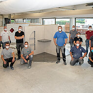 PCI unterstützt Fliesenleger-Meisterprüfung im Bau-ABC Rostrup