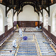 herotec: Modernes Heizungssystem für historischen College-Speisesaal