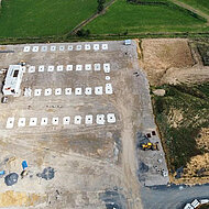 Produktionsfläche auf mehr als zehn Fußballfeldern