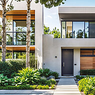 »J-Tec 3D«: Verdeckt liegendes Bandsystem von SFS für flächenbündige Türen