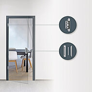 SIMONSWERK: Innovative Bandtechnik für flächenbündige Ganzglastüren