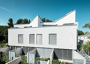 Alu-Fassaden  in Wellen- und Zackenform