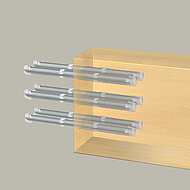 Neue fischer Systemlösung zum Kleben im Holz 