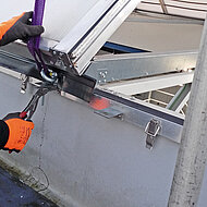 Demontierbares Lichtband als multifunktionale Konstruktion