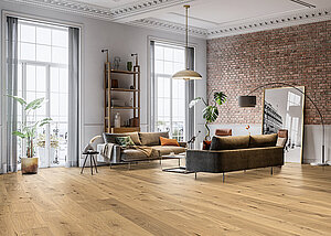 Parkett mit handwerklichem Charakter