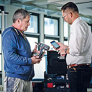 Im Malerbetrieb ist die Werkzeug-Suche endgültig beendet