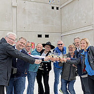 Richtfest für neues Kunststoffbahnenwerk