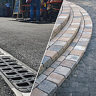 Betonrinne mit gutem ökologischen Footprint