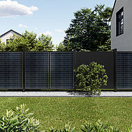 Sichtblende mit smartem Solarbonus