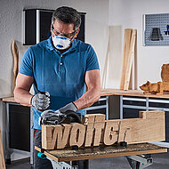 Wolfcraft: Fräsen und raspeln mit Absaughaube