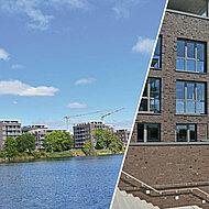 Freier Blick aufs Wasser: Gebäudeensemble vereint Energieeffizienz und Wohnkomfort 