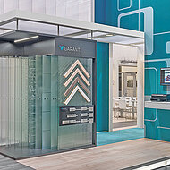 Präsentationssystem für kleine Ausstellungen