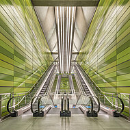 Moeding: Keramikplatten für moderne U-Bahnhöfe in Kopenhagen