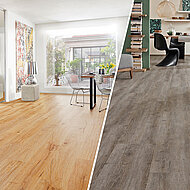 Natürlicher Korkboden mit anpassungsfähiger Optik