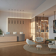 Dekorative Akustikpaneele sorgen f&uuml;r harmonisches Raumklima