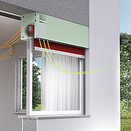 Effiziente Verschattung trifft dezentrale L&uuml;ftung