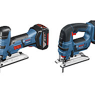 Neue Stabgriff- und verbesserte Bügelgriff- Version_ Die 18 Volt Akku-Stichsägen für Profis