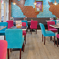 Oben knallt's, unten »ruht« der Designbodenbelag