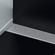 Duschrinne mit niedriger Einbauhöhe