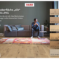 HARO mit neuer Parkettoberflächenstruktur