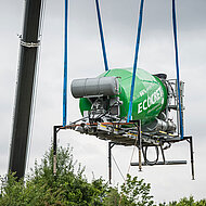 Nachhaltiger Beton „eingeflogen“ für Würzburgs Wahrzeichen