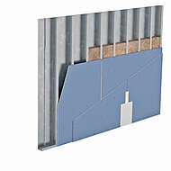 Knauf Gips: Schlanke Brandwand in neuen Höhen