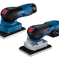 Bosch erweitert Portfolio um zwei neue Akku-Schwingschleifer 