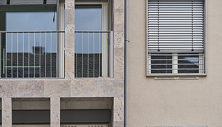 Fassadenintegrierte L&uuml;ftung plus Schallschutz