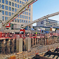 Transportbeton für das Upper West