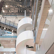 Metall Art: Eine Spindeltreppe für den neuen Springer-Bau 