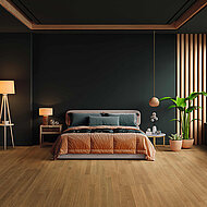 Edle Stabparkettoptik zur schwimmenden Verlegung