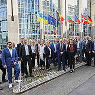 Kalksandstein goes Europe - Kontaktaufnahme in Brüssel