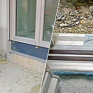 Betreutes Wohnen mit Nullschwelle ausgestattet