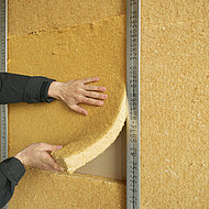 STEICOflex: Holzfaser-Dämmmatte für ökologischen Trockenbau