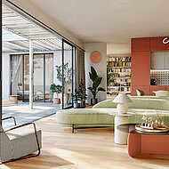 Ein Vinylboden mit einprägsamer Tiefenwirkung