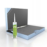 wedi: Kleben und sofort zu 100 % abdichten 