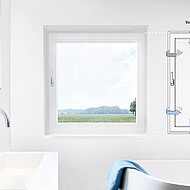 Fensterbeschlag für ein  gesundes Wohnklima